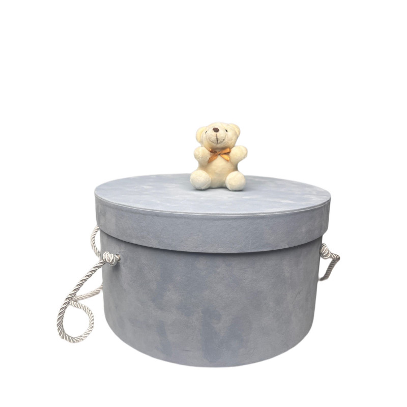 Trusou botez cu dantelă crem din bumbac