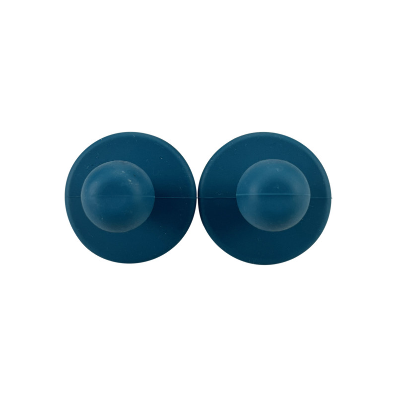Set lingură și furculiță din silicon - Ocean Blue