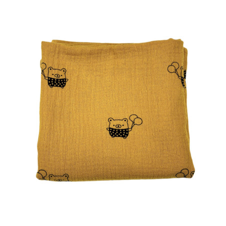 Muselina 65x65cm - Muștar