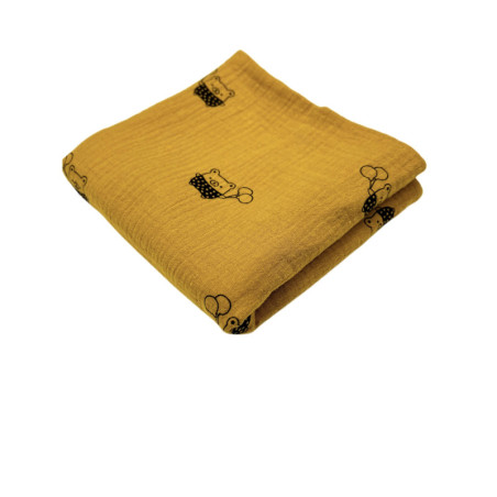 Muselina 65x65cm - Muștar