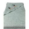 Prosop cu glugă din bumbac, 75x75 cm - Broderie