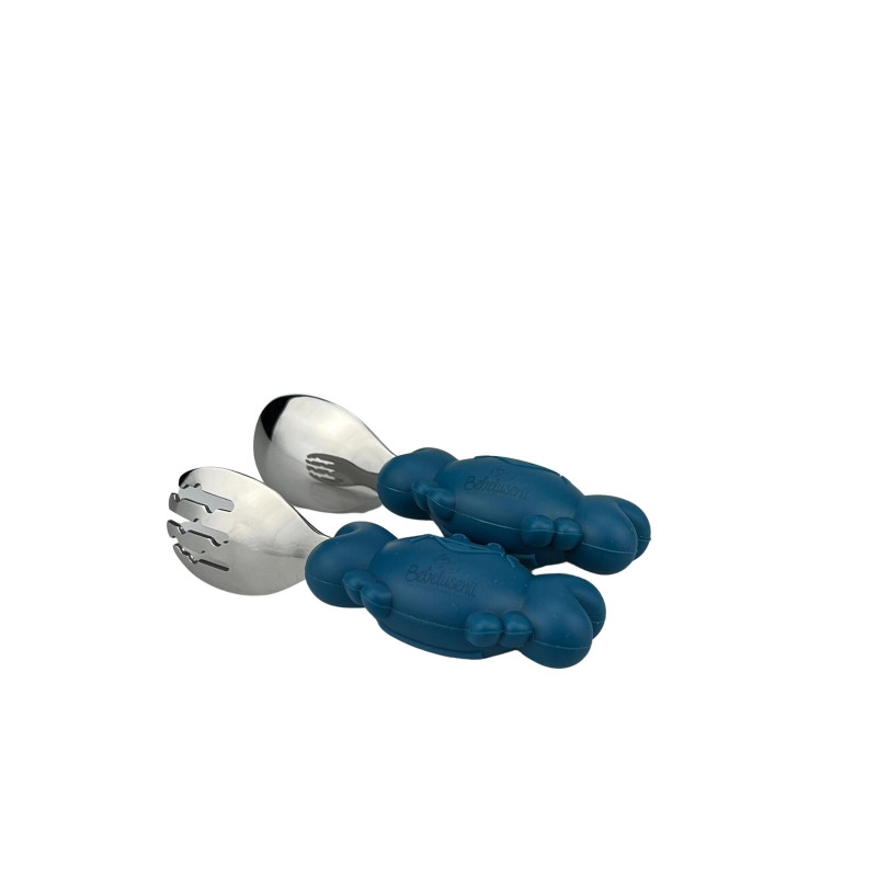 Set lingură și furculită crab - Ocean Blue