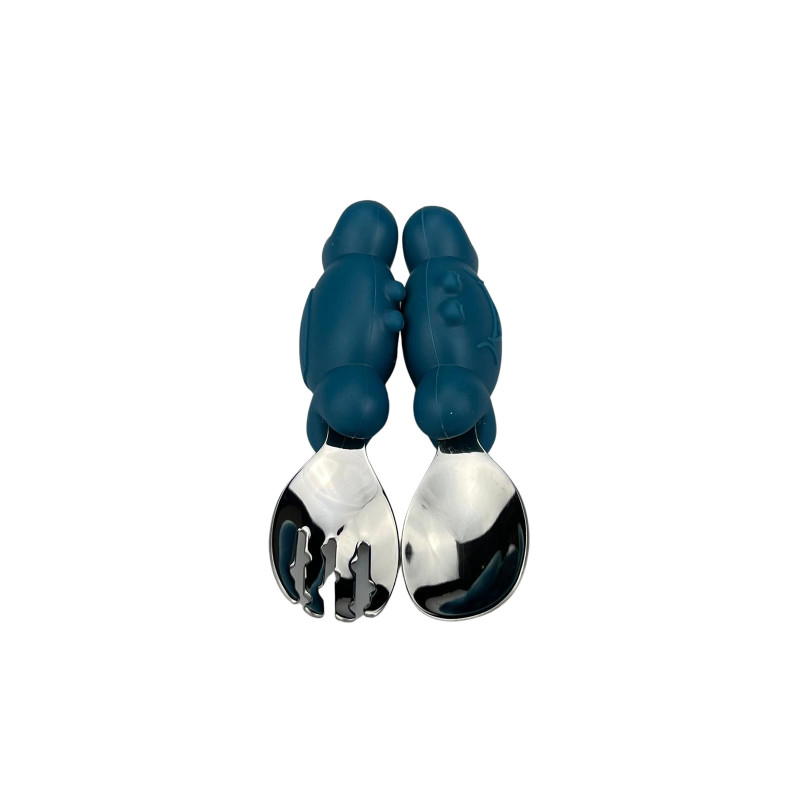Set lingură și furculită crab - Ocean Blue
