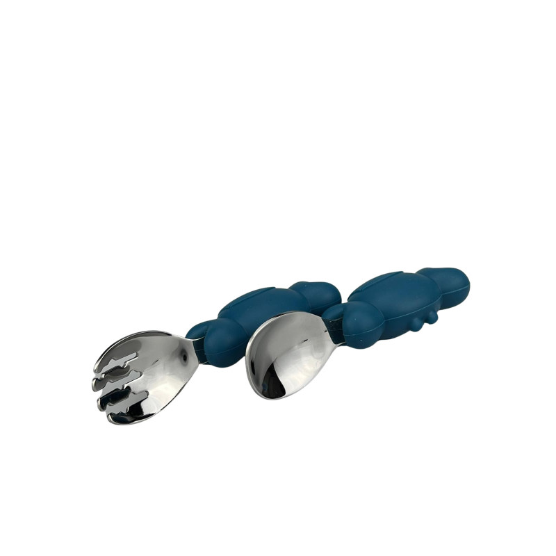 Set lingură și furculită crab - Ocean Blue