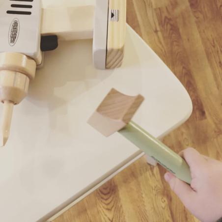 Ciocan de jucarie din lemn, MAMAMEMO