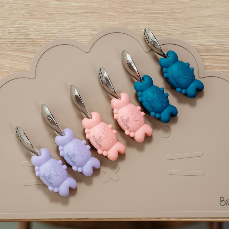 Set lingură și furculită crab - Purple