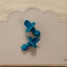 Set lingură și furculiță din silicon - Ocean Blue
