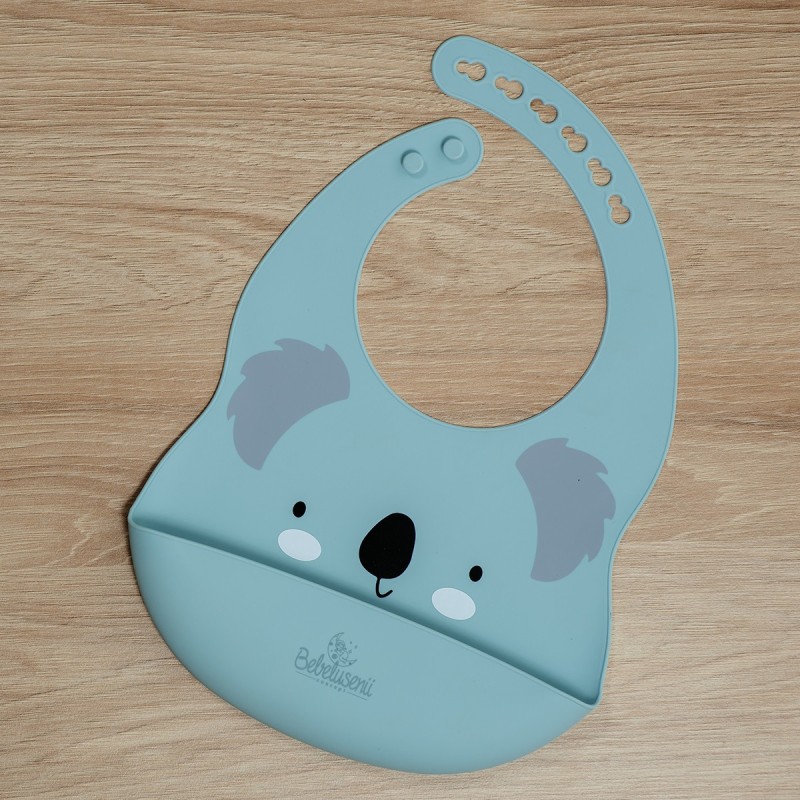 Bavetă din silicon - Koala Ciel
