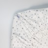 Cearșaf din bumbac, 70x140cm - Steluțe Gri