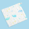 Prosop mini din bumbac, 25x25cm - Balene