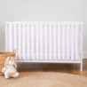 Protecții individuale pătuț bebe – set 6 bucăți Buline Roz | Bebelușenii Concept