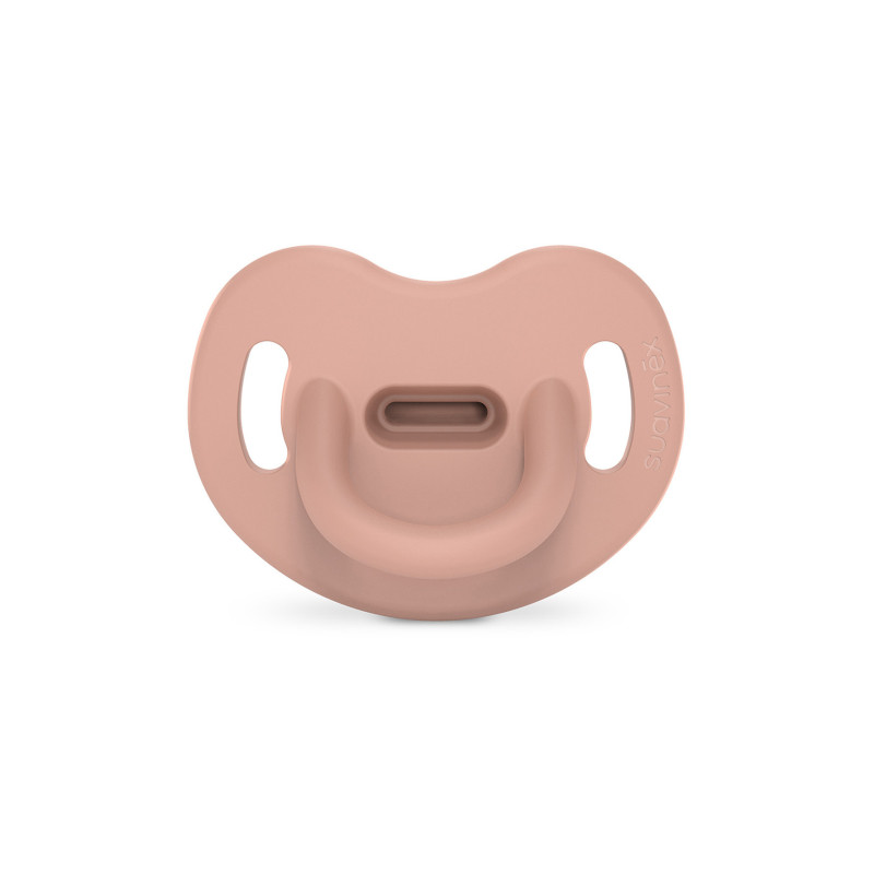 Suzetă anatomică 100% din silicon SX Pro, 0-6 luni, nude, Colour Essence, Suavinex